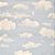 Papel De Parede Importado Vinílico Azul Nuvens Brancas - Imagem 1