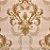 Papel De Parede Importado Texturizado Bege Arabesco Dourado - Imagem 2
