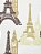 Papel De Parede Infantil Temático Torre Eiffel Paris Lavável - Imagem 4