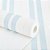 Papel De Parede Importado Infantil Lavável Listrado Azul - Imagem 2