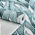 Papel De Parede Folhas Verde Azul Vinílico Texturizado 10m - Imagem 2