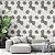 Papel De Parede Vinílico Hexágono Branco Cinza Texturizado - Imagem 2