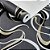 Papel De Parede Lavável Texturizado Vinílico Preto Dourado - Imagem 1