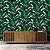 Papel De Parede Texturizado Verde Tropical Vinílico Lavável - Imagem 1