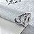 Papel De Parede Importado Lavável Cinza Arabesco Preto - Imagem 2