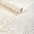 Papel De Parede Vinílico Offwhite Arabesco Bege Com Glitter - Imagem 2