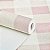 Papel De Parede Vinílico Xadrez Rosa Lavável E Texturizado - Imagem 2