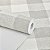 Papel De Parede Vinílico Texturizado Xadrez Cinza Claro 10m - Imagem 2