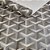 Papel De Parede Texturizado Cinza Dourado Geométrico Rolo - Imagem 3