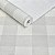 Papel De Parede Alto Padrão Xadrez Cinza Vinílico Lavável - Imagem 2