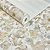 Papel De Parede Vinílico Floral Bege E Creme Texturizado 10m - Imagem 2