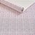Papel Parede Vinílico Xadrez Rosa Claro Texturizado Lavável - Imagem 3
