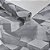 Papel De Parede Texturizado Geométrico Blocos 3d Cinza - Imagem 2