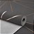 Papel De Parede Famous Scence Zara Cinza Escuro Fios Rose Gold - Imagem 2