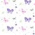Papel De Parede Borboletas Infantil Lavável Rosa Lilás 10m - Imagem 2