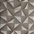 Papel De Parede Geométrico 3d Marrom Prata Dourado - Imagem 2