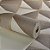 Papel De Parede Geométrico 3d Marrom Prata Dourado - Imagem 1