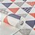 Papel De Parede Geométrico Triangulo Vermelho Azul Infantil - Imagem 2