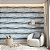 Papel De Parede Vinílico Azul Texturizado Para Sala De Estar - Imagem 1