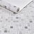 Papel De Parede Lavável Branco Cinza Vinílico Texturizado - Imagem 2