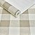Papel De Parede Vinílico Texturizado Xadrez Bege Creme - Imagem 1