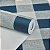 Papel De Parede Vinílico Xadrez Azul Lavável Texturizado - Imagem 3