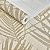 Papel De Parede Vinílico Texturizado Folhagem Bege Sala - Imagem 2