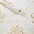 Papel De Parede Lavável Branco Off White Floral Damask Bege - Imagem 2