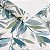 Papel De Parede Vinílico Texturizado Folhagens Verde Azul - Imagem 2