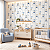 Papel De Parede Vinílico Infantil Bichos Azul E Branco - Imagem 1