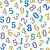 Papel De Parede Com Numeros Coloridos Para Quarto De Bebe - Imagem 2