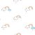 Papel De Parede Infantil Chuva De Amor Nuvem Arco Íris - Imagem 3
