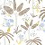 Papel De Parede Infantil Vinílico Lavável Safari Azul 10m - Imagem 3