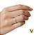 Anel em ouro 18k cruz com 12 diamantes naturais - Imagem 1