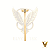 Anel em ouro 18k cruz com 12 diamantes naturais - Imagem 6
