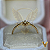 Anel estrela em ouro 18k com diamante natural - Imagem 7