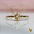 Anel estrela em ouro 18k com diamante natural - Imagem 2