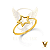 Anel estrela em ouro 18k - Imagem 1