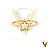 Anel estrela em ouro 18k - Imagem 2