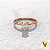 Anel Solitário em ouro 18k com diamante cvd oval de 75 pts - Imagem 5