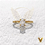 Anel Solitário em ouro 18k com diamante cvd oval de 75 pts - Imagem 1