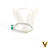 Anel em ouro 18k com esmeralda e 18 diamantes naturais - Imagem 5