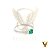 Anel em ouro 18k com esmeralda e 18 diamantes naturais - Imagem 3