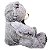 Urso de Pelúcia Com Laço 40cm Ursinho Teddy Bebê - Imagem 3