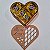 Coração de Chocolates Porta Jóias - Ouro Branco - Imagem 3