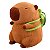 Pelúcia De Capivara E Mochilas Pequenas De Tartaruga 30cm - Imagem 1