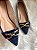 Mocassim Navy Croco Double Rings Gold - Imagem 1