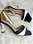Sandalia Block Jump Navy and White S - Imagem 1