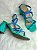 Sandalia Primavera Verao24 Blue and Green N - Imagem 2