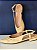 Slingback Mira Me Ilhos Gergelim Salto - Imagem 3